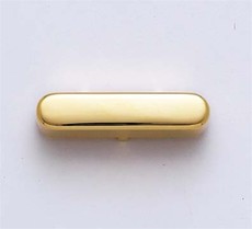 Allparts Electric Guitar Neck Pickup Cover for Fender Telecaster Style Guitars (Gold)