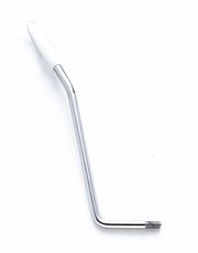 Allparts Electric Guitar Tremolo Arm for Fender Mexican Stratocaster Guitar Bridges (Chrome and White)
