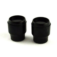 Allparts Electric Guitar Vintage Style Plastic Pickup Selector Tip for Fender USA Telecaster Style Guitars - Black (Pack of 25)