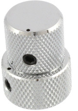 Allparts Guitar 23mm Tall Concentric Stacked Control Knob with Set Screw and Dot Indicator (Chrome)