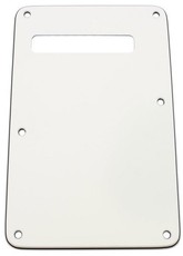 Allparts PG-0557 Electric Guitar 3-Ply Backplate with Slotted Hole (White)