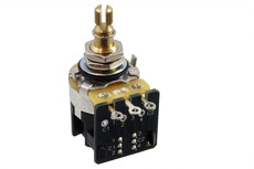 CTS 250K Split Shaft DPDT Push-Pull Audio Potentiometer (Pack of 20)