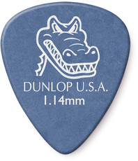Dunlop 417P 1.14mm Gator Grip Guitar Pick (Blue)