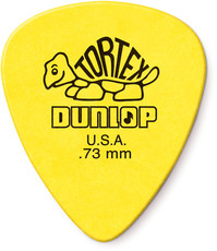 Dunlop 418R 0.73mm Tortex Standard Guitar Pick (Yellow)
