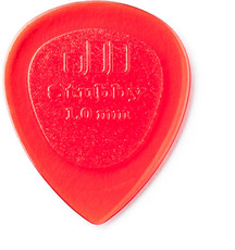 Dunlop 474R 1.0mm Stubby Jazz Guitar Pick (Red)