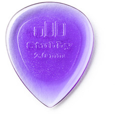 Dunlop 474R 2.0mm Stubby Jazz Guitar Pick (Purple)