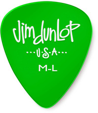 Dunlop 486PML Gels Medium Light Guitar Pick (Green)
