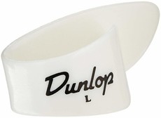 Dunlop 9013R Large Left-Handed Plastic Guitar Thumbpick (White)