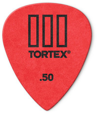 Dunlop Tortex TIII 0.50mm Plectrum (Red)