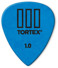 Dunlop Tortex TIII 1.0mm Plectrum (Blue)