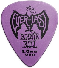 Ernie Ball Everlast 1.0mm Guitar Plectrum (Purple)