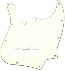 Fender 10-Hole Contemporary Jazz Bass Pickgaurd Pickguard (Parchment)