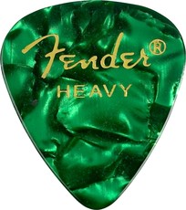 Fender 351 Shape Premium Moto Heavy Guitar Pick (Green)