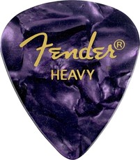 Fender 351 Shape Premium Moto Heavy Guitar Pick (Purple)