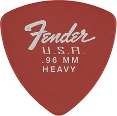Fender Dura-Tone 346 Heavy .96mm Delrin Pick (Fiesta Red)