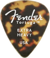 Fender Tortuga 351 Extra-Heavy Ultem Pick (Shell)