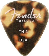 Fender Tortuga 351 Thin Ultem Pick (Shell)
