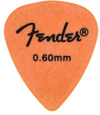 Fender Touring Orange 0.60mm Pick (Orange)