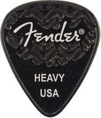 Fender Wavelength 351 Heavy .96mm Celluloid Pick (Black)