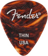 Fender Wavelength 351 Thin .46mm Celluloid Pick (Shell)