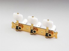 Gotoh 35G620 35G Series Classical Guitar Machine Heads with Plastic Buttons (Gold)