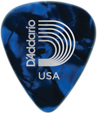 Planet Waves 1CBUP4 Classic Celluoid Medium Pick (Blue Pearl)