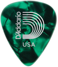 Planet Waves 1CGP2 Classic Celluoid Light Pick (Green Pearl)