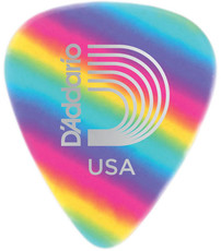 Planet Waves 1CRB2 Classic Celluoid Light Pick (Rainbow)