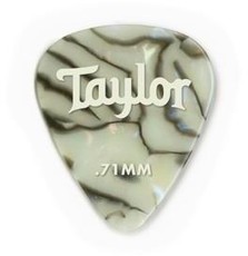 Taylor Celluloid 351 Abalone .71mm Pick (Abalone)