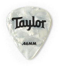 Taylor Celluloid 351 White Pearl .71mm Pick (White Pearl)