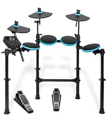 Alesis DM Lite Kit Electronic Drum Kit with Portable Folding Rack (Black)