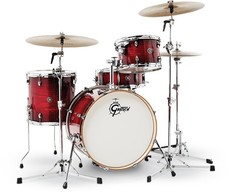 Gretsch Catalina Club Series 4pc Shell Pack Acoustic Drum Kit - Gloss Crimson Burst (14 12 14 20 Inch)