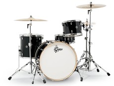 Gretsch Catalina Club Series 4pc Shell Pack Acoustic Drum Kit - Piano Black (14 13 16 24 Inch)