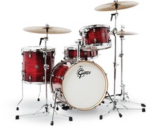 Gretsch CT1-J484-GCB Catalina Club Series 4pc Acoustic Drum Shell Pack 4 - Gloss Crimson Burst (14 12 14 18 Inch)