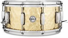 Gretsch S1-6514-BRH Hammered Brass 6.5x14 Inch Snare Drum