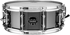 Mapex ARST4551CEB Armory Tomahawk 14x5.5 Inch Steel Snare Drum (Black Plating)