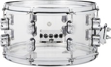 PDP Chad Smith Signature 7x13 Inch Acrylic Snare Drum (Transparent)