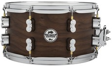 PDP LTD Series 7x13 Inch Maple and Walnut Snare Drum (Natural Satin)