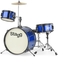 Stagg TIM JR 3/16 BL 3pc Junior Drum Kit (Blue)