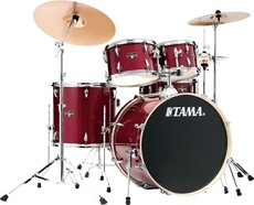 Tama IE62H6W-CPM Imperialstar 6pc Acoustc Drum Kit with Hardware - Candy Apple Mist (14 10 12 14 16 22 Inch)