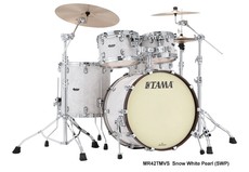 Tama MR42TMVS Starclassic Maple Series 4pc Limited Edition Acoustic Drum Kit - Snow White Pearl (10 12 16 22 Inch)