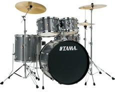 Tama RM52KH5C-GXS Rhythm Mate 5pc Acoustic Drum Kit with Hardware and Cymbals - Galaxy Silver (22 10 12 16 14 Inch)