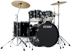 TAMA SG52KH6C-BK Stagestar 5pc Drum Kit with Hardware (22 10 12 16 14 Inch)