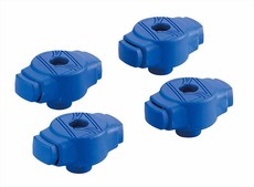 Tama QC8BB4 Quick-Set Cymbal Mate Cymbal Nut - Blue (Pack of 4)