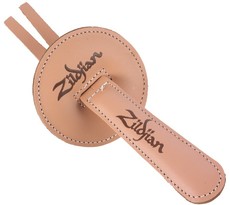 Zildjian P0760 Russet Leather Handles for Marching Band Cymbals - Tan (Pair)