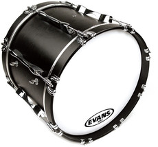 Evans BD28MX2W 28 Inch MX2 Marching Bass Drum Batter Head