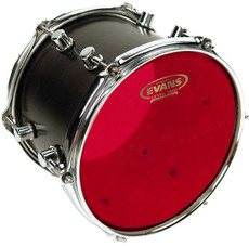 Evans TT08HR 8 Inch Hydraulic Red Tom Batter Drum Head (Red)