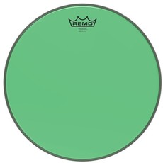 REMO BE-0312-CT-GN Emperor Colortone Green Series 12 Inch Tom Batter Drum Head (Green)