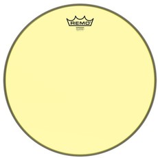 REMO BE-0312-CT-YE Emperor Colortone Yellow Series 12 Inch Tom Batter Drum Head (Yellow)