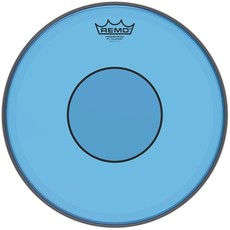 REMO BE-0313-CT-BU Powerstroke 77 Colortone Blue Series 13 Inch Snare Batter Drum Head (Blue)